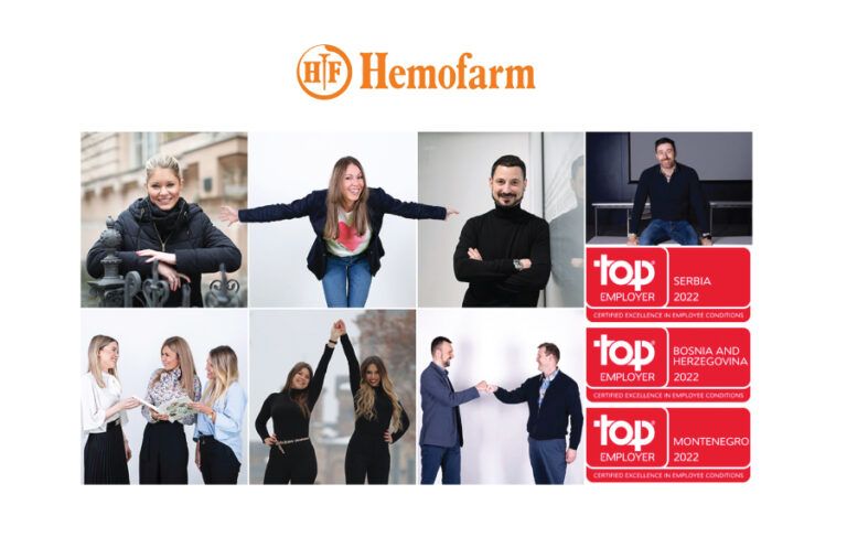 Hemofarm svrstan u kategoriju najboljih poslodavaca na nivou Evrope